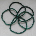 Malachit Kugelarmband 4 mm