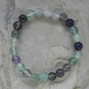 Fluorit Kugelarmband 8 mm