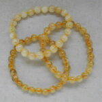 Citrin(gebr.) Kugelarmband 8 mm