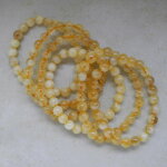Citrin(gebr.) Kugelarmband 8 mm