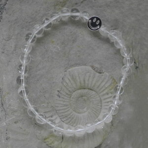 Smiley - be Happy - Armband Bergkristall