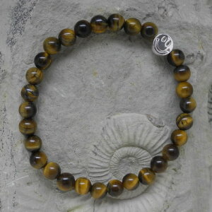 Smiley - be Happy - Armband Tigerauge