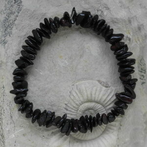 Bernstein Splitterarmband "dunkel"