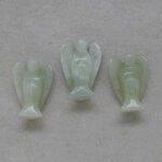 Serpentin(China-Jade) Engel 35 mm, stehend