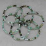 Chrysopras Kugelarmband 4 mm