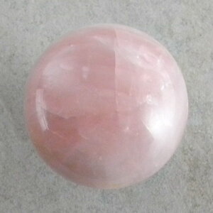 Rosenquarz Kugel, 62 mm