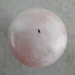 Rosenquarz Kugel, 62 mm