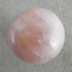 Rosenquarz Kugel, 62 mm