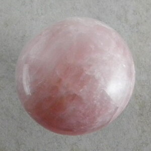 Rosenquarz Kugel, 69 mm