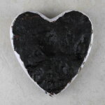 Citrin(gebr.) Drusen Herz, ca. 15 x 13,5 cm - Einzelstück