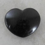 Turmalin schwarz(Schörl) Herz, ca. 78 x 65 x 30 mm -...