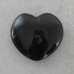 Turmalin schwarz(Schörl) Herz, ca. 70 x 63 x 28 mm - Einzelstück