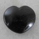 Turmalin schwarz(Schörl) Herz, ca. 76 x 66 x 30 mm - Einzelstück