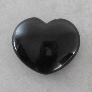 Turmalin schwarz(Schörl) Herz, ca. 72 x 59 x 31 mm - Einzelstück