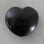 Turmalin schwarz(Schörl) Herz, ca. 68 x 64 x 29 mm -...