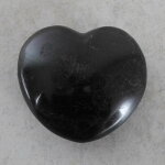 Turmalin schwarz(Schörl) Herz, ca. 68 x 64 x 29 mm -...