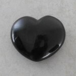 Turmalin schwarz(Schörl) Herz, ca. 72 x 59 x 31 mm - Einzelstück