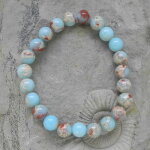 Shoushan-Stein Kugelarmband 8 mm