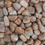 Sonnenstein Trommelstein Größe 2 - 3,5 cm, 1 Stück