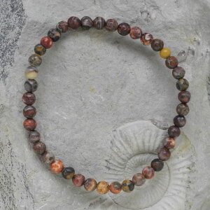 Leoparden-Jaspis Kugelarmband 4 mm