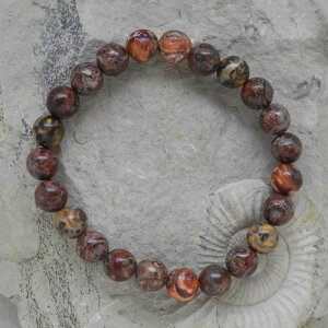 Leoparden-Jaspis Kugelarmband 8 mm