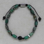 Chrysokoll Zugarmband / Männerarmband