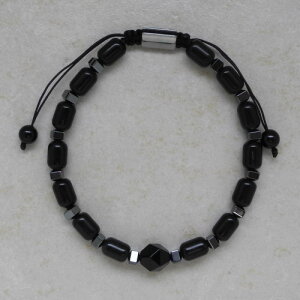 Obsidian Zugarmband / Männerarmband