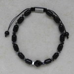 Obsidian Zugarmband / Männerarmband