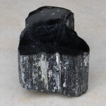 Schwarzer Turmalin / Schörl Anschliff, ca. 18 x 10,5...