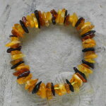 Bernstein Splitterarmband "Mixed"