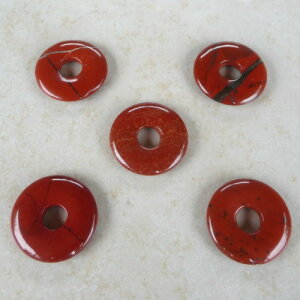 Jaspis rot Donut 30 mm