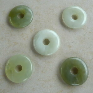 Serpentin (China - Jade) Donut 30 mm
